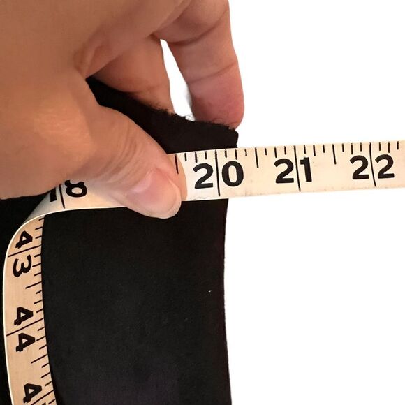 Dennis by Dennis Basso black faux suede and fur vest S - Picture 15 of 16